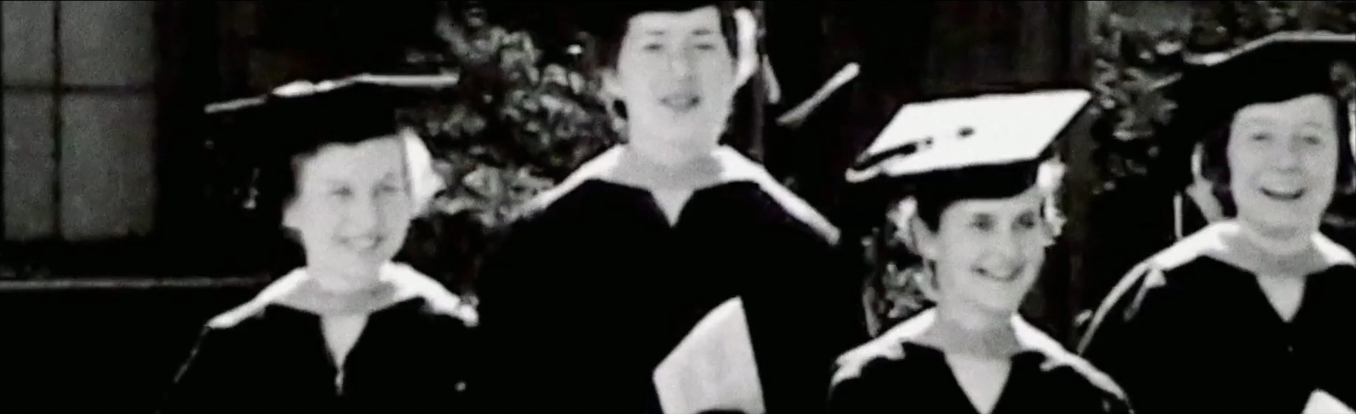 Video of women graduating from Skidmore College in the 1920s