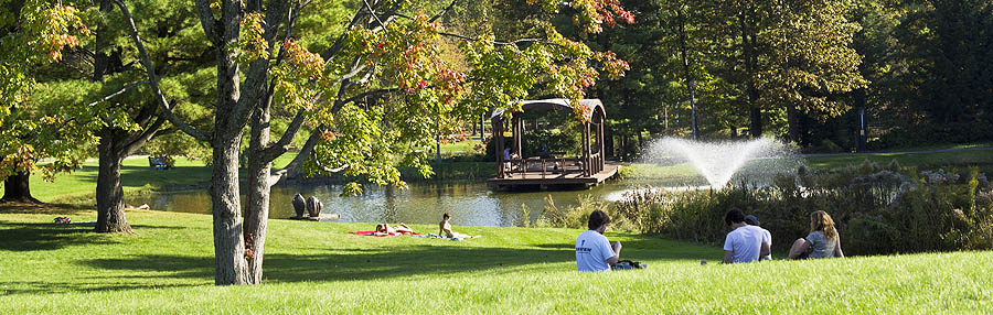 Haupt Pond in spring