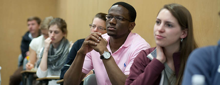 Skidmore students in the classroom