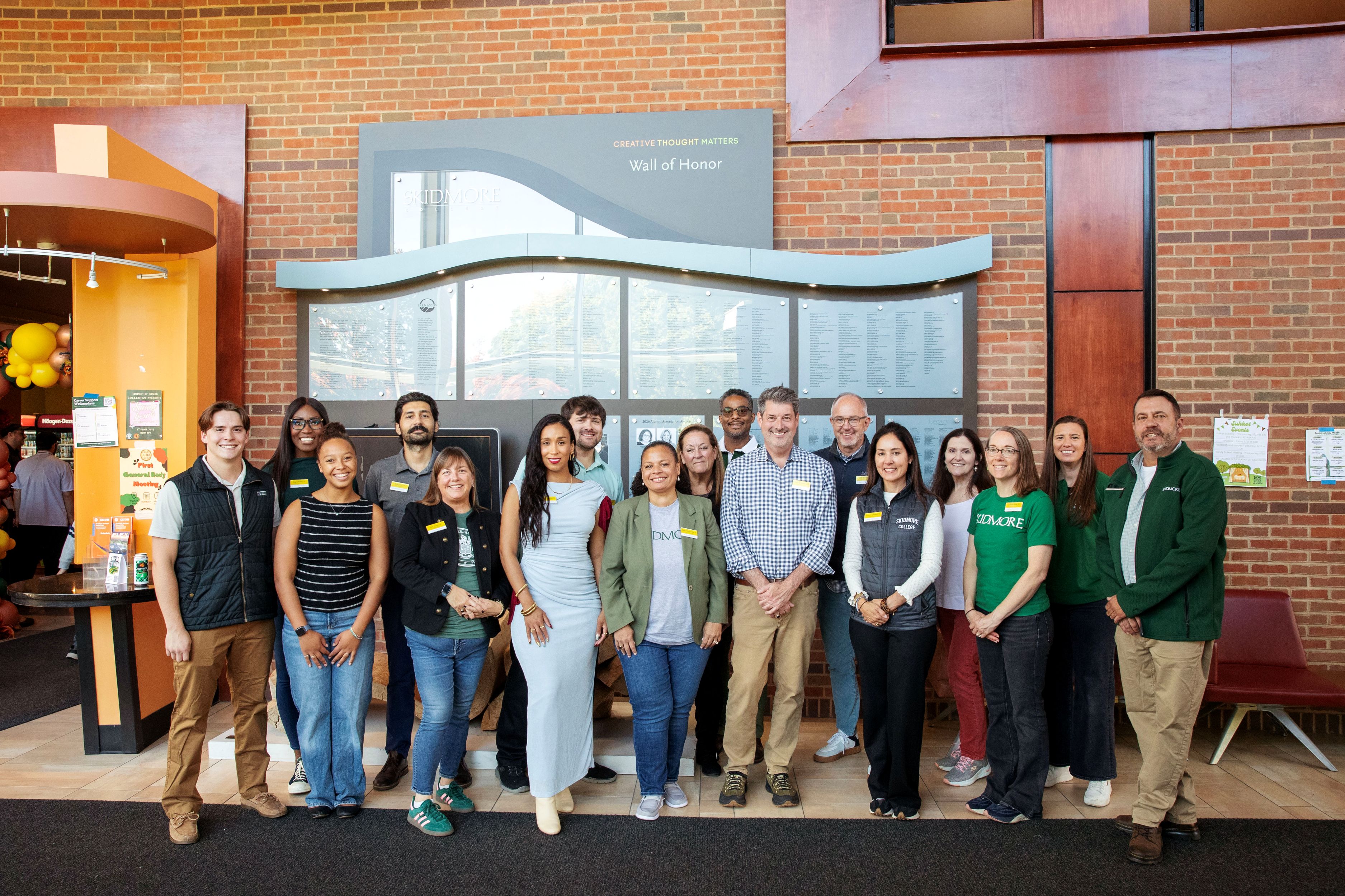 Members of Skidmore College Alumni Board during October 2022 meeting Alumni Board '26/'27