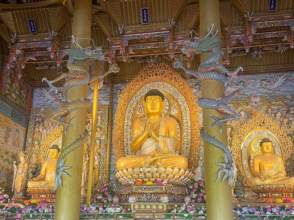 Buddist temple in Korea