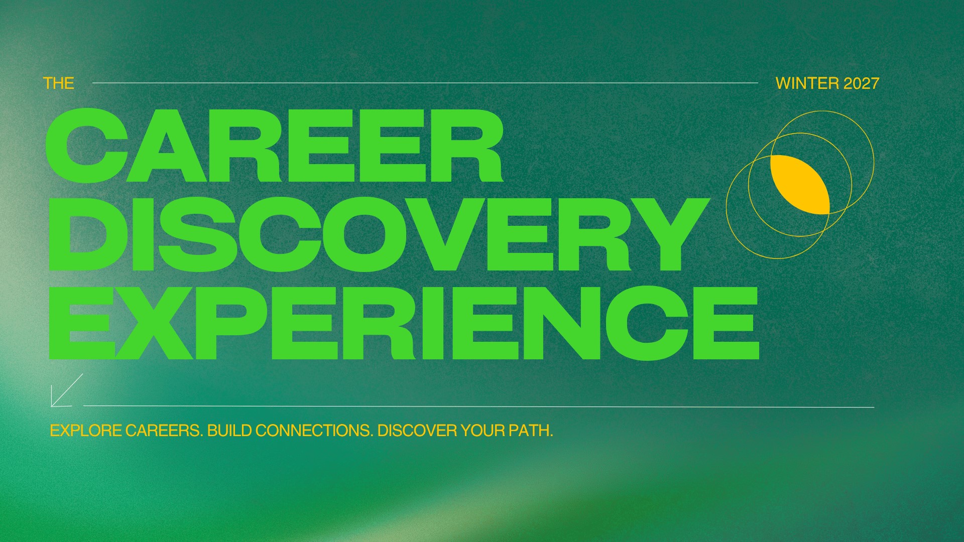 2026 Career Discovery Experience promo card
