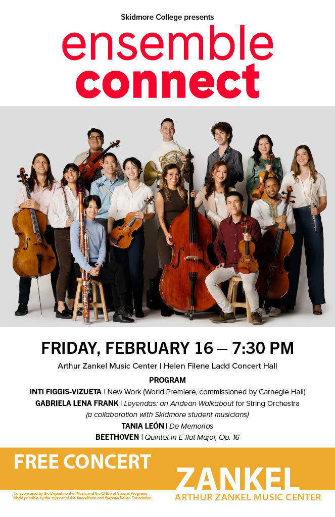 Ensemble Connect February 2024 Concert Poster