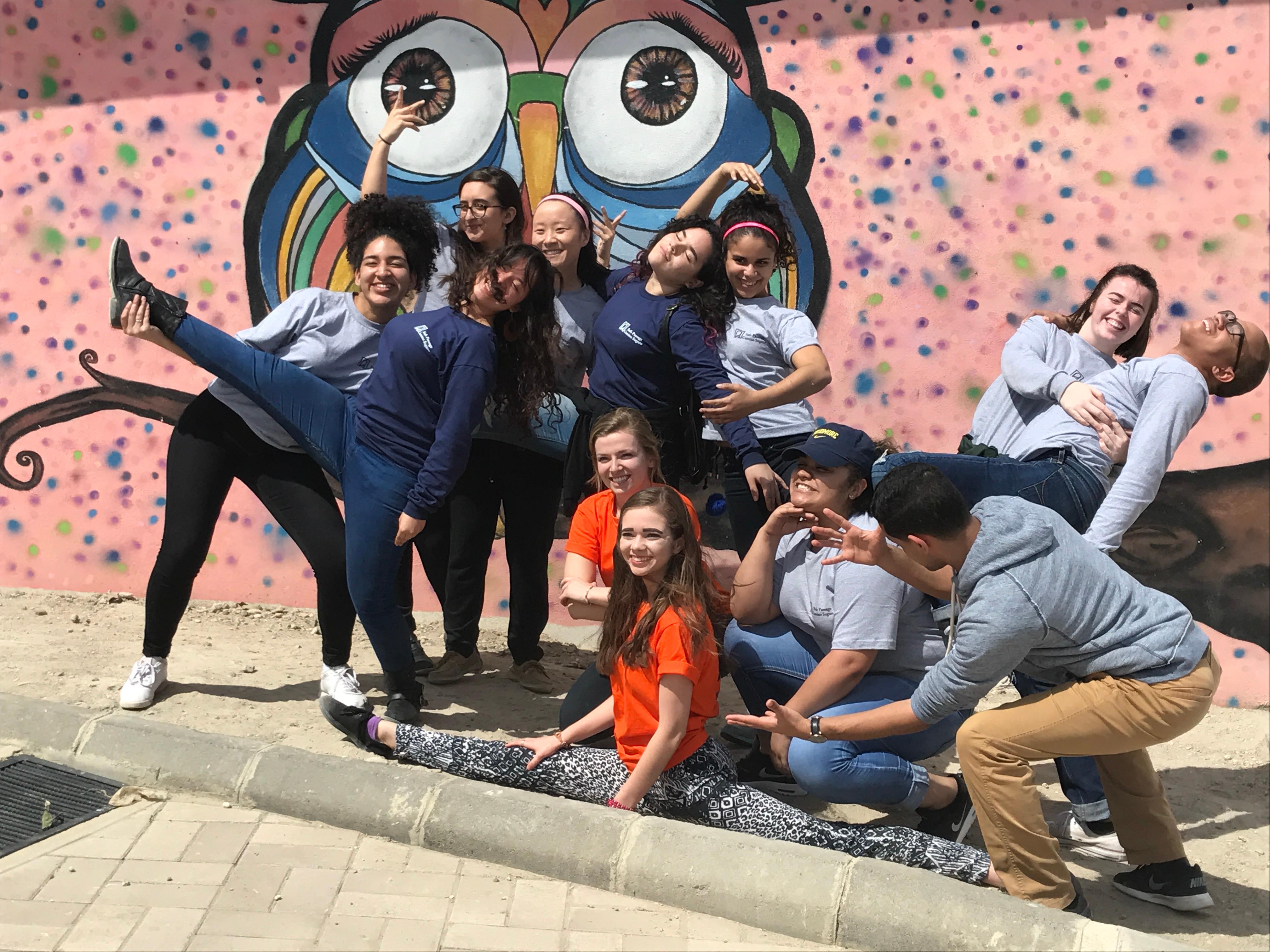 Students participating in Alternate Spring Break in Guatemala 2017