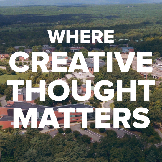 An+image+of+Skidmore%27s+campus%2C+where+Creative+Thought+Matters