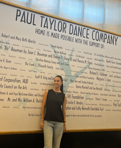 Anna Stribrny ’24 Anna Stribrny ’24 at Paul Taylor Dance Company, New York City