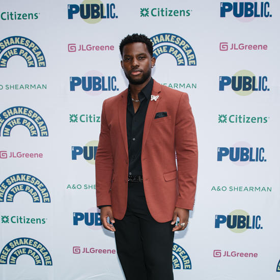 Julian+Tushabe+on+the+red+carpet+for+the+premiere+of+%27Twelfth+Night%27+in+Central+Park