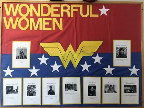Bulletin Board for Women's History Month