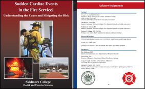 Smith, D.L., Liebig, J.P., Steward, N.M., Fehling, P.C. (2010). Sudden Cardiac Events in the Fire Service: Understanding the Cause and Mitigating the Risk. First Responder Health and Safety Laboratory, Skidmore College.